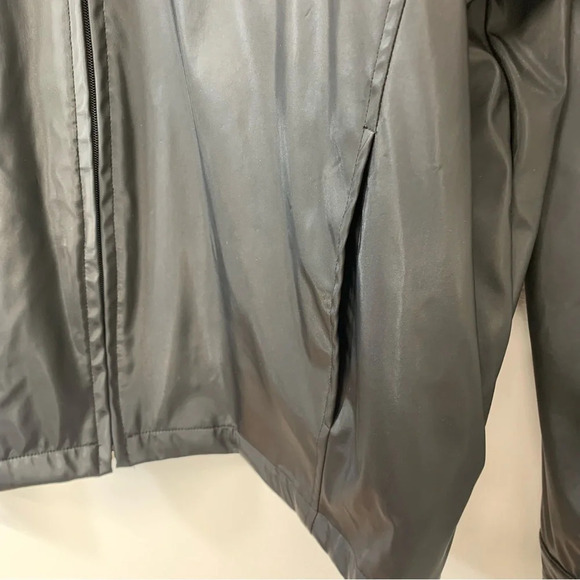 John Henry Black Bomber Jacket Men XL Soft Shell  Full Zip Pockets Classic Work - Picture 3 of 13